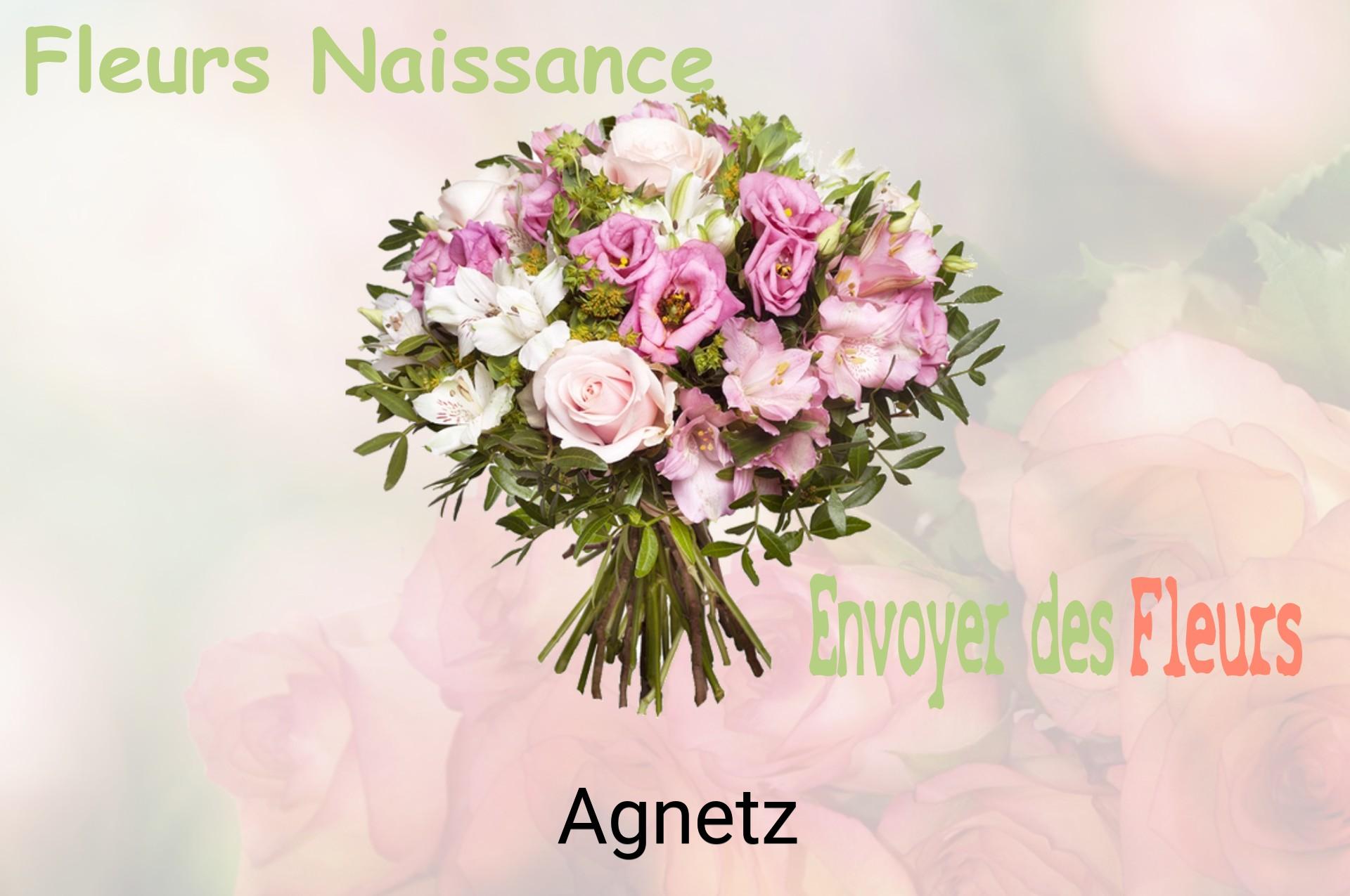 Bouquet de fleurs de naissance livré à Agnetz